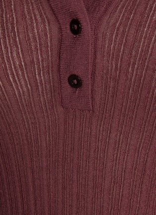  - SKIMS - Sheer Knit Long Sleeve Henley