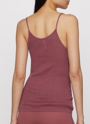 Front View - Click To Enlarge - SKIMS - Sheer Knit Plunge Tank