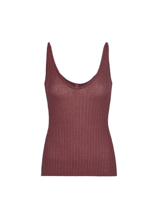 Main View - Click To Enlarge - SKIMS - Sheer Knit Plunge Tank