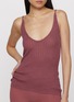Figure View - Click To Enlarge - SKIMS - Sheer Knit Plunge Tank