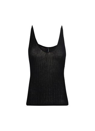Main View - Click To Enlarge - SKIMS - Sheer Knit Plunge Tank