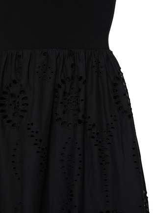  - MATTEAU - Strapless Broderie Anglaise Midi Dress