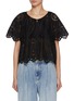 Main View - Click To Enlarge - MATTEAU - Broderie Anglaise Cotton Blouse