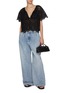 Figure View - Click To Enlarge - MATTEAU - Broderie Anglaise Cotton Blouse