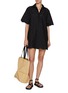 Figure View - Click To Enlarge - MATTEAU - Broderie Anglaise Cotton Shirt Dress
