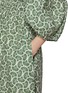  - MATTEAU - Shirred Plunge Button Cotton Dress