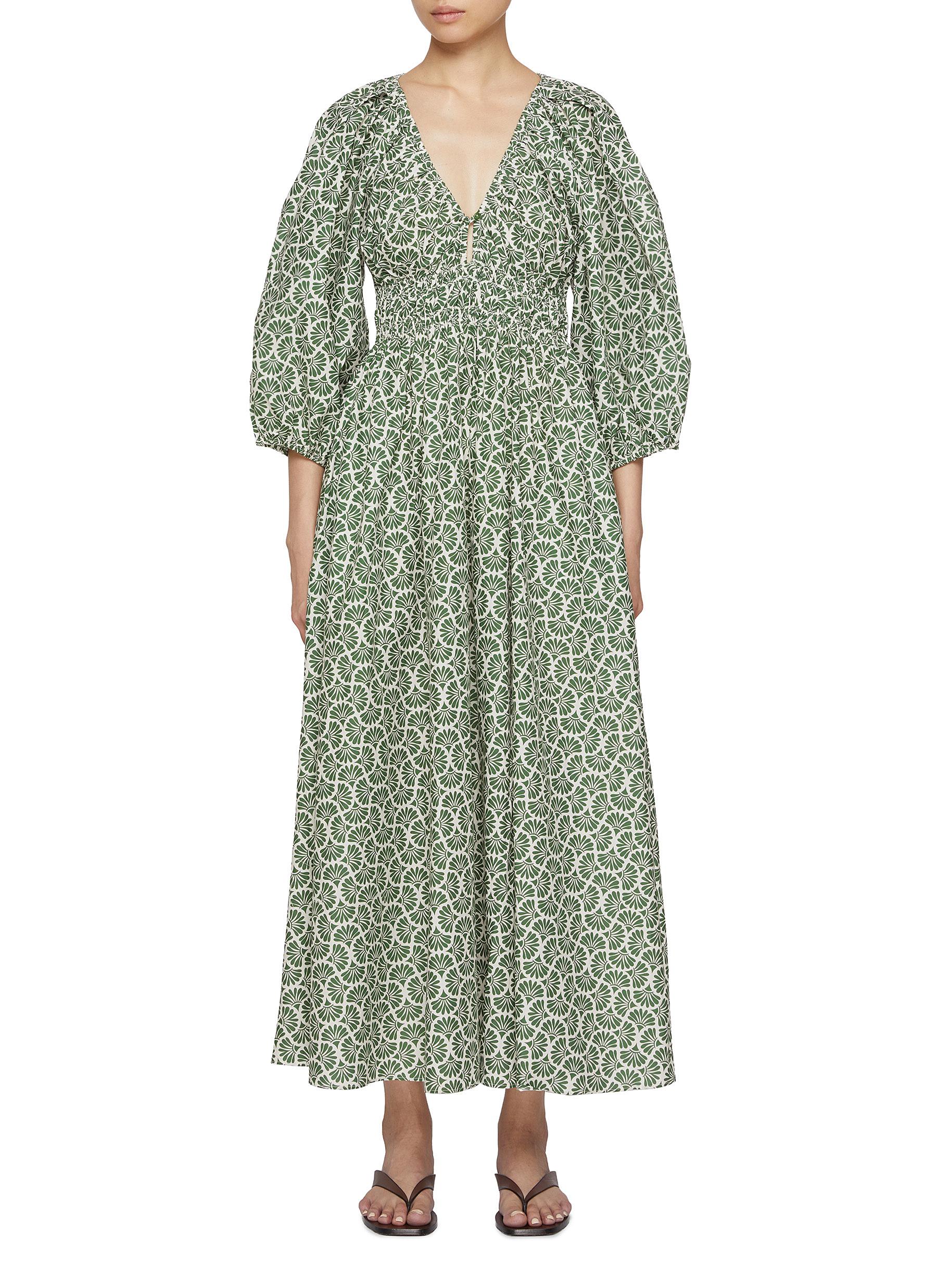 ワンピース Matteau Deep V-neck dress 66d59cef159348189e300fb4cb9058