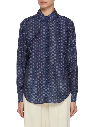 Main View - Click To Enlarge - MATTEAU - Classic Button Up Cotton Silk Shirt
