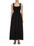 Main View - Click To Enlarge - MATTEAU - Square Neck Knit Maxi Dress