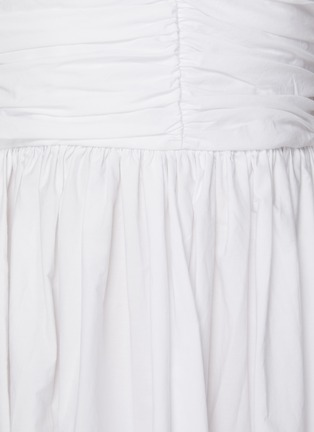  - MATTEAU - Gathered Bodice Cotton Midi Dress