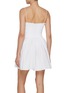 Back View - Click To Enlarge - MATTEAU - Shirred Bodice Cotton Mini Dress