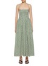 Main View - Click To Enlarge - MATTEAU - Shirred Bodice Cotton Dress