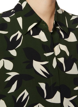  - MATTEAU - Short Sleeve Printed Silk Shirt