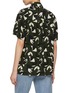 Back View - Click To Enlarge - MATTEAU - Short Sleeve Printed Silk Shirt