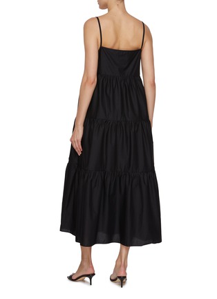 Back View - Click To Enlarge - MATTEAU - Tiered Cotton Sundress
