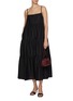 Figure View - Click To Enlarge - MATTEAU - Tiered Cotton Sundress