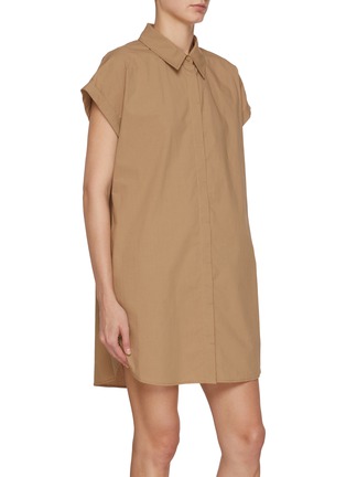 Detail View - Click To Enlarge - MATTEAU - Mini Cotton Shirt Dress