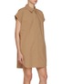 Detail View - Click To Enlarge - MATTEAU - Mini Cotton Shirt Dress