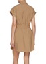 Back View - Click To Enlarge - MATTEAU - Mini Cotton Shirt Dress