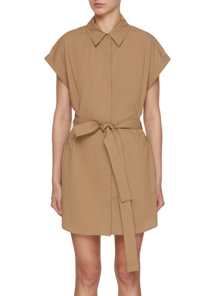 Main View - Click To Enlarge - MATTEAU - Mini Cotton Shirt Dress