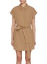 Main View - Click To Enlarge - MATTEAU - Mini Cotton Shirt Dress