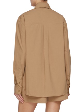 Back View - Click To Enlarge - MATTEAU - Relaxed Cotton Shirt