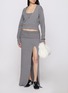 Back View - Click To Enlarge - SKIMS - Textured Knit Bralette