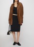 Back View - Click To Enlarge - SKIMS - Smooth Lounge Midi Skirt