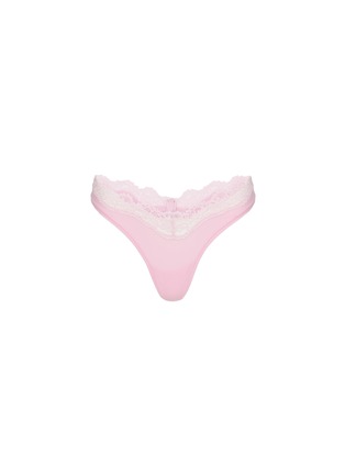 Main View - Click To Enlarge - SKIMS - Fits Everybody Lace Dipped Thong