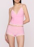 Figure View - Click To Enlarge - SKIMS - Fits Everybody Triangle Cami And Boy Short Set