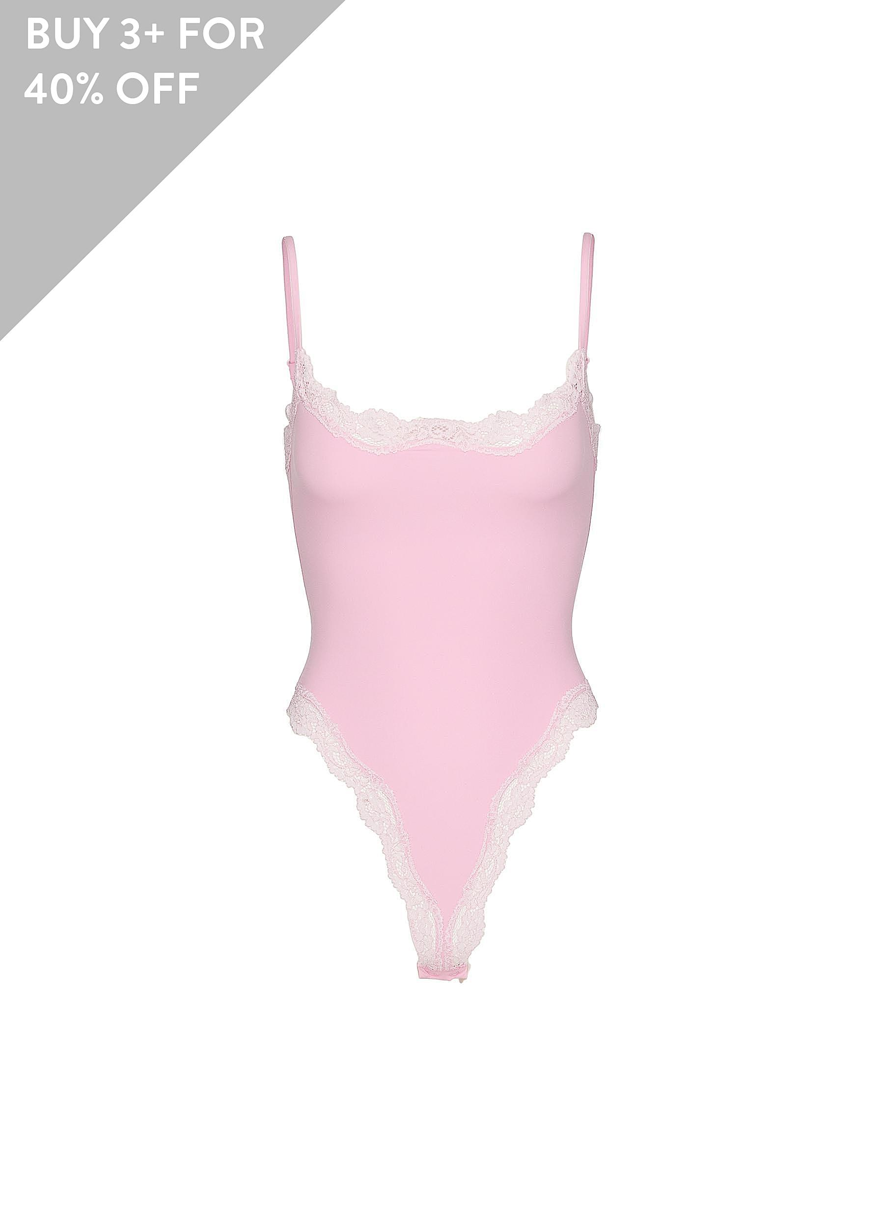 SKIMS | Fits Everybody Lace Cami Bodysuit | Women | Lane Crawford