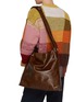Figure View - Click To Enlarge - DRIES VAN NOTEN - Medium Leather Hobo Bag