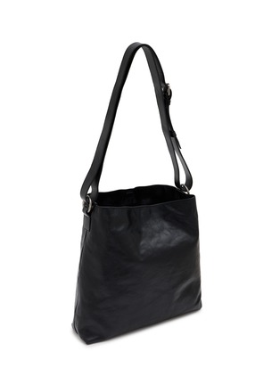 Detail View - Click To Enlarge - DRIES VAN NOTEN - Medium Leather Hobo Bag