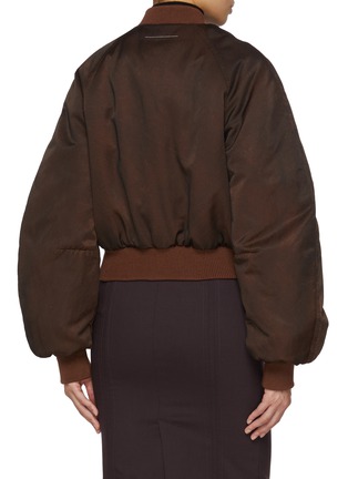 Back View - Click To Enlarge - MM6 MAISON MARGIELA - Washed Bomber Jacket