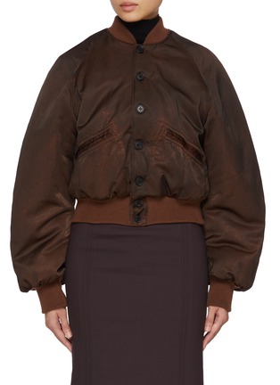Main View - Click To Enlarge - MM6 MAISON MARGIELA - Washed Bomber Jacket