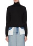 Main View - Click To Enlarge - MM6 MAISON MARGIELA - Elbow Patch Turtleneck Sweater