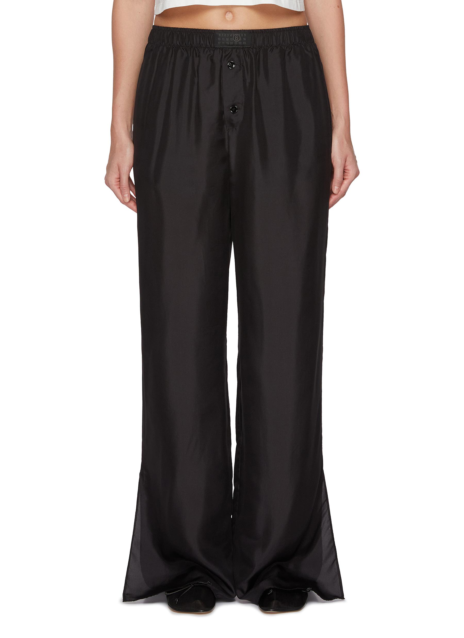【送料&関税込】MM6 Maison Margiela tie Dye Brown Silk Pants MM6 Maison Margiela Tie Dye Brown Silk Pants - Brown