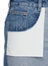  - MM6 MAISON MARGIELA - Contrast Pocket Panelled Denim Midi Skirt