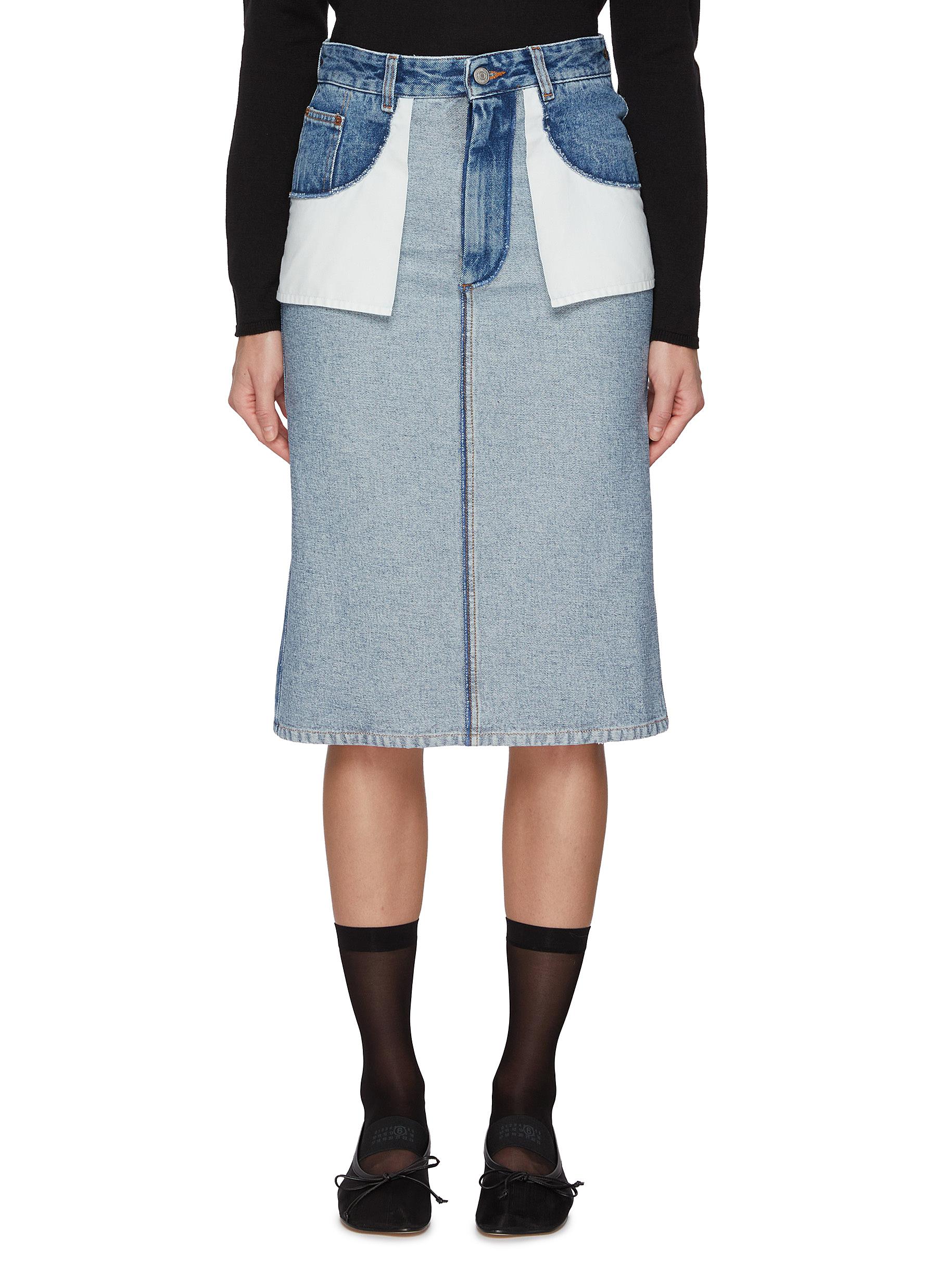 スカート MAISON MARGIELA DENIM MIDI SKIRT Shop Maison Margiela - Denim Midi Skirt | Saks Fifth Avenue