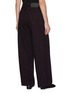 Back View - Click To Enlarge - MM6 MAISON MARGIELA - Contrast Seam Straight Leg Denim Jeans