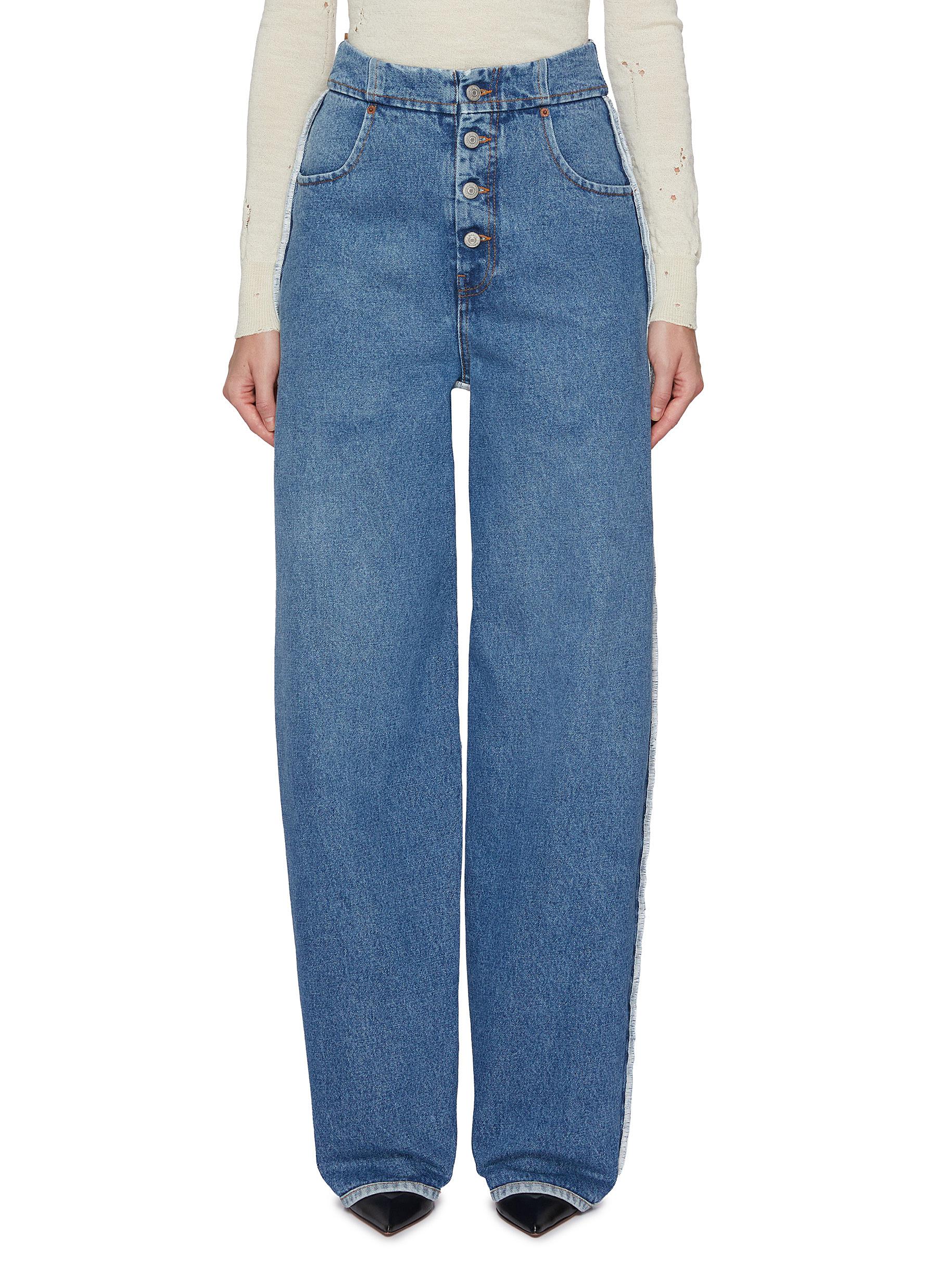 MM6 MAISON MARGIELA | Raw Side Seam Denim Jeans | Women