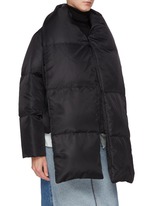 定価223,300円 MM6 Maison Margiela PUFFER S MM6 MAISON MARGIELA | Attached Scarf Padded Puffer Jacket | Women
