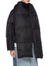 Detail View - Click To Enlarge - MM6 MAISON MARGIELA - Attached Scarf Padded Puffer Jacket