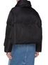 Back View - Click To Enlarge - MM6 MAISON MARGIELA - Attached Scarf Padded Puffer Jacket
