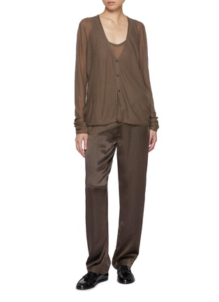 Figure View - Click To Enlarge - THE ROW - Miros Straight Leg Pants