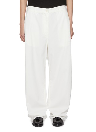 Main View - Click To Enlarge - THE ROW - Sharka Wide Leg Cotton Cashmere Pants