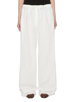 パンツ [The Row] Enea Pant in Cotton Enea Pant White in Cotton – The Row