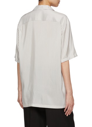 Back View - Click To Enlarge - THE ROW - Jorge Silk Shirt