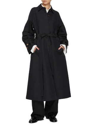 Figure View - Click To Enlarge - THE ROW - Ryo Silk Trench Coat