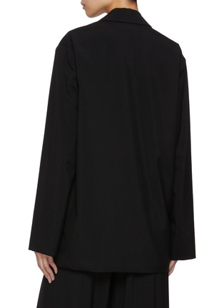 Back View - Click To Enlarge - THE ROW - Aloha Single Breasted Wool Blazer